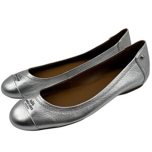 Coach Silver Flats
